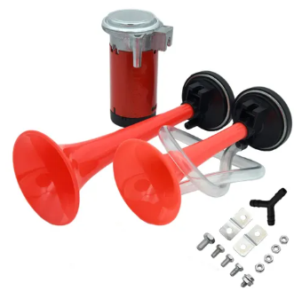 CLAXON DE AIRE DE 2 CORNETAS HELLA